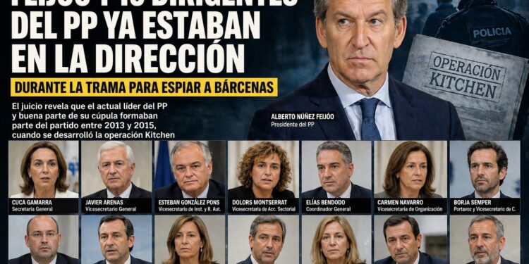 L’actual direcció del PP coincideix en gran part amb l’etapa de l’operació Kitchen