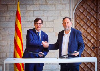 El Govern y ERC cierran el acuerdo para los presupuestos en el Palau de la Generalitat