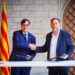 El Govern y ERC cierran el acuerdo para los presupuestos en el Palau de la Generalitat