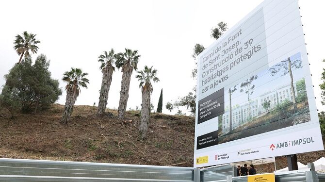 L’AMB comença la construcció de 39 pisos de lloguer assequible per a joves a Sant Vicenç dels Horts