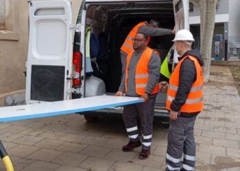 Recuperan nueve toneladas de material del Mobile World Congress para entidades sociales
