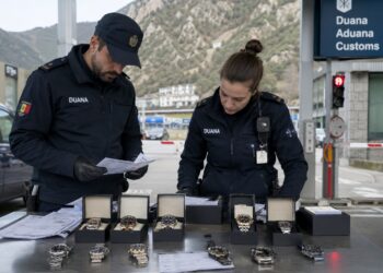 La UCO i la policia andorrana prenen declaració als futbolistes investigats per la trama de rellotges de luxe