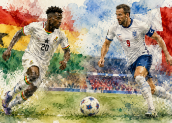 Ghana desafía al poder inglés en un duelo decisivo del Grupo L