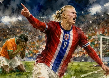 Haaland fica Noruega a vuitens de final