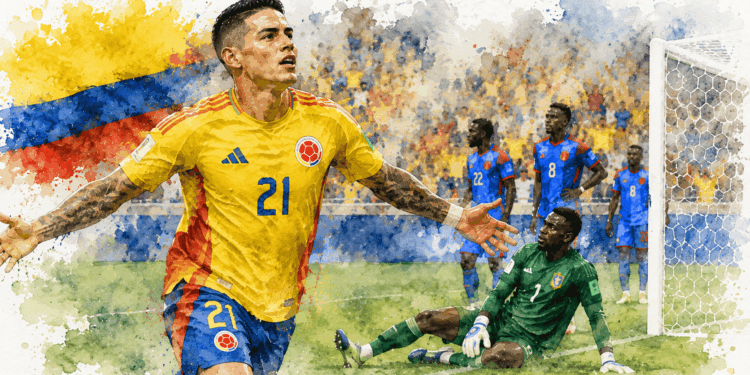 Colòmbia 1-0 República Democràtica del Congo: Daniel Muñoz enderroca el mur de Mpasi i classifica els cafeteros