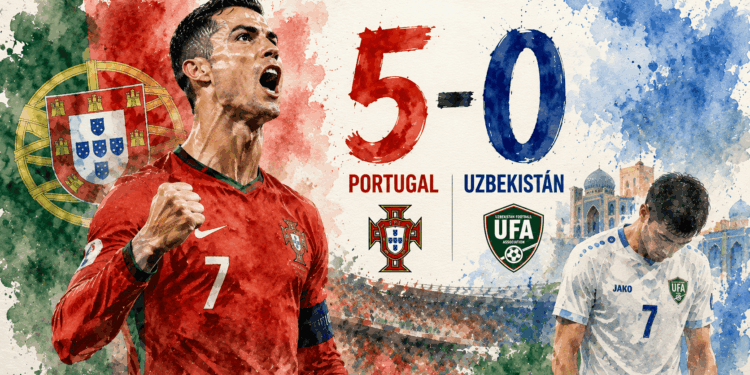 Portugal 5-0 Uzbekistan: Cristiano respon als dubtes amb una exhibició i acosta els lusitans als vuitens