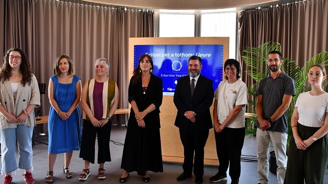 La Generalitat i Fundesplai s’alien per divulgar la singularitat de l’eclipsi total a colònies, campaments i casals
