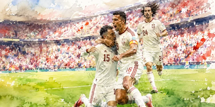 Espanya venç Uruguai amb gol d'Álex Baena