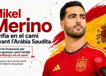 mikel merino dóna la cara per espanya davant el partit contra aràbia saudita
