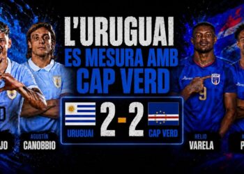 Empate entre Uruguai y Cap Verd