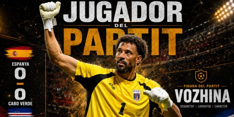 Vozhina jugador del partit ante espanya