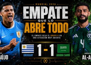 uruguay empata contra arabia saudí
