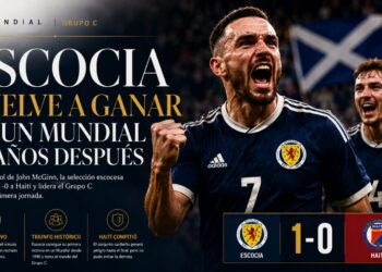 Escòcia torna a guanyar en un Mundial 36 anys després i es posa al capdavant del Grup C