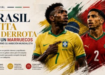 Vinícius evita la derrota de Brasil ante un Marruecos que confirmó su ambición mundialista
