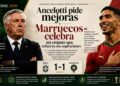 Ancelotti demana millores i el Marroc celebra un empat que reforça les seves aspiracions