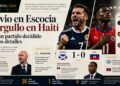 Alleujament a Escòcia i orgull a Haití després d’un partit decidit pels detalls