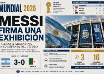 Messi firma una exhibición y lanza a Argentina en su defensa del título
