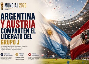 Argentina y Austria comparten el liderato del Grupo J tras la primera jornada