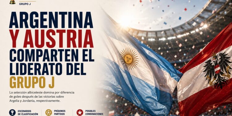 Argentina y Austria comparten el liderato del Grupo J tras la primera jornada