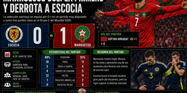 El Marroc colpeja primer, resisteix al final i s’apodera del lideratge del Grup C