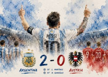 Messi decide de nuevo: Argentina vence a Austria por 2-0 y consolida el liderato en el Mundial de 2026