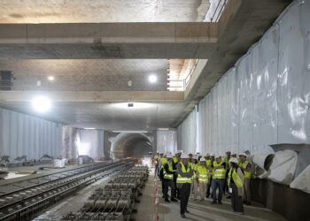 Las obras para el soterramiento de las vías de Renfe en Sant Feliu entran en la recta final