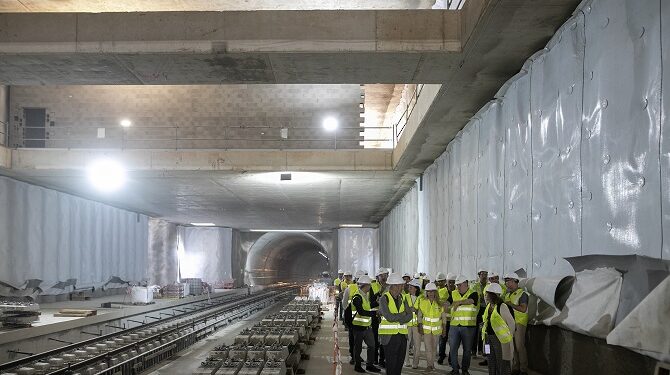 Las obras para el soterramiento de las vías de Renfe en Sant Feliu entran en la recta final
