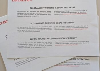 Detectados 31 pisos turísticos ilegales en una finca de Horta-Guinardó