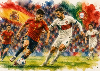 España Portugal Mundial 2026 con triunfo de La Roja en octavos de final