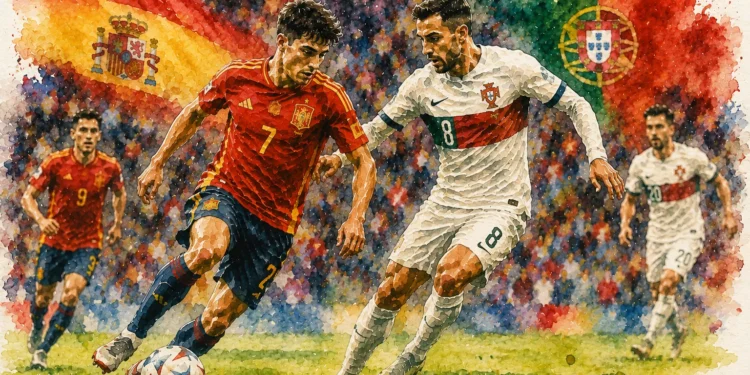 España Portugal Mundial 2026 con triunfo de La Roja en octavos de final