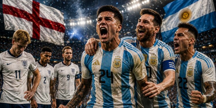 Argentina encuentra fuerzas en el tramo final, remonta ante Inglaterra y regresa a la final de la Copa del Mundo
