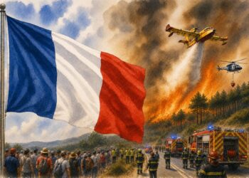 Un incendio obliga a evacuar zonas de la costa atlántica francesa mientras aumenta el riesgo extremo por calor