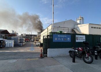 Activat el Plaseqcat per un vessament de 600 litres d’un producte tòxic a l’empresa Synthesia Tech de Castellbisbal