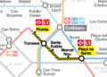 Las obras en la L1 del Metro dejan fuera de servicio el tramo entre Florida y Plaça de Sants