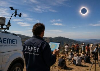 L’AEMET activarà previsions meteorològiques especials per facilitar l’observació de l’eclipsi total de Sol