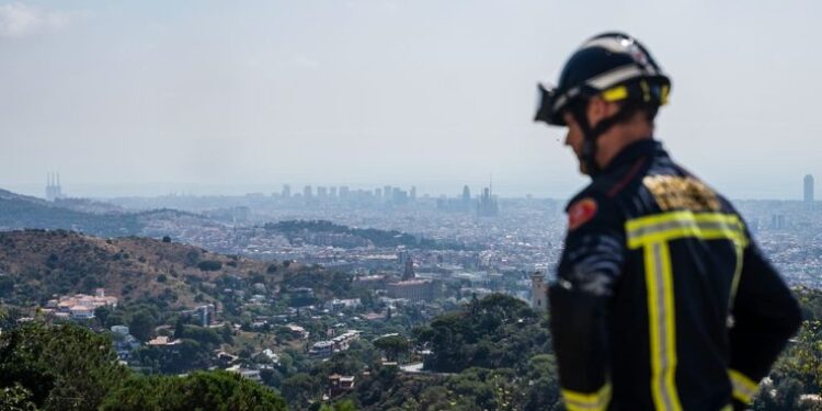 Estabilizado el incendio de Collserola después de quemar 45 hectáreas