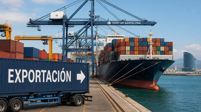 Les exportacions catalanes creixen un 1,3 % el primer semestre del 2026