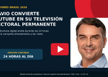 Flávio Bolsonaro converteix YouTube en una televisió electoral permanent