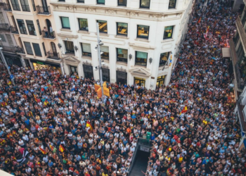 Tensió a les manifestacions per Ceuta a Barcelona