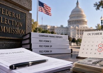 La FEC fija dos citas de octubre para seguir el dinero de la campaña de 2026