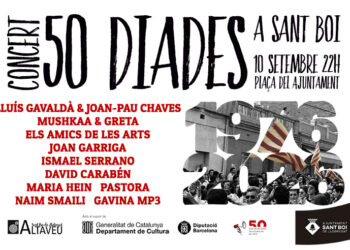 Sant Boi reuneix un centenar d’artistes per commemorar els 50 anys de la recuperació de les llibertats