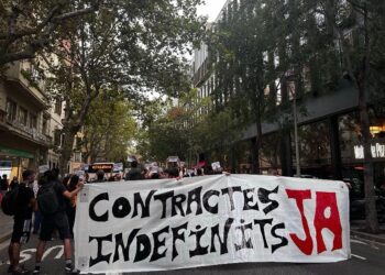Movilizaciones por el derecho a la vivienda complican el tráfico en Barcelona