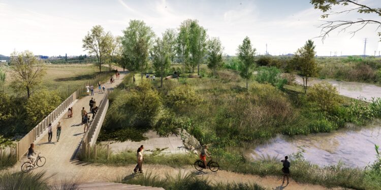 L’Àrea Metropolitana inverteix 850.000 euros en la millora del front fluvial del Llobregat a sant Joan Despí