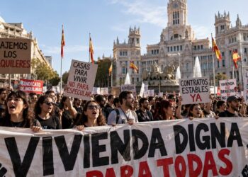 Les protestes per l’habitatge s’estenen per Espanya i reclamen una vaga general